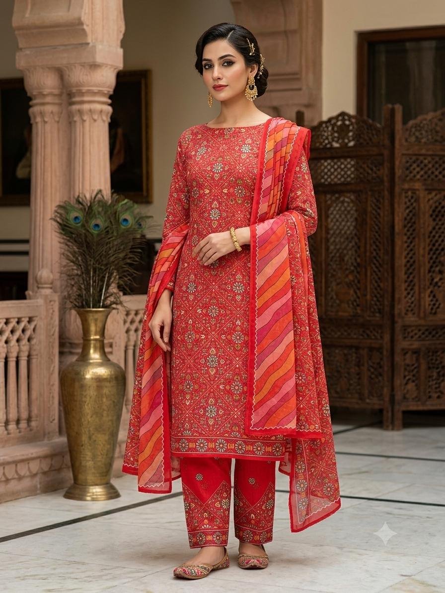 PRINTED GEORGETTE SUIT DUPATTA (SD49)