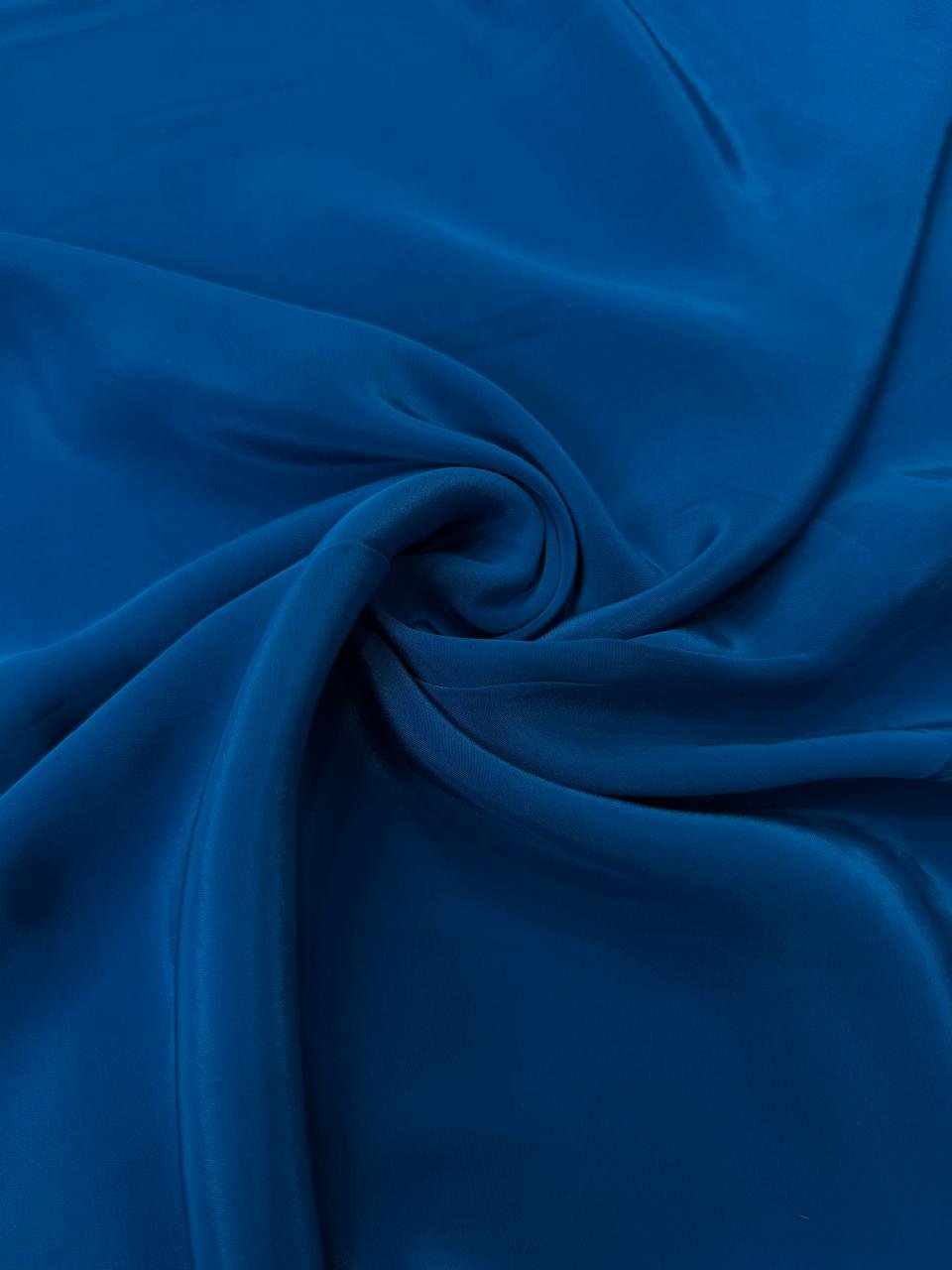 NATURAL CREPE ROYAL BLUE(PLCRP-229) PERFECT FOR WORK EMBROIDERY HAND WORK CRAFTIMG AND ELEGENT ETHNIC WEAR DESIGNS